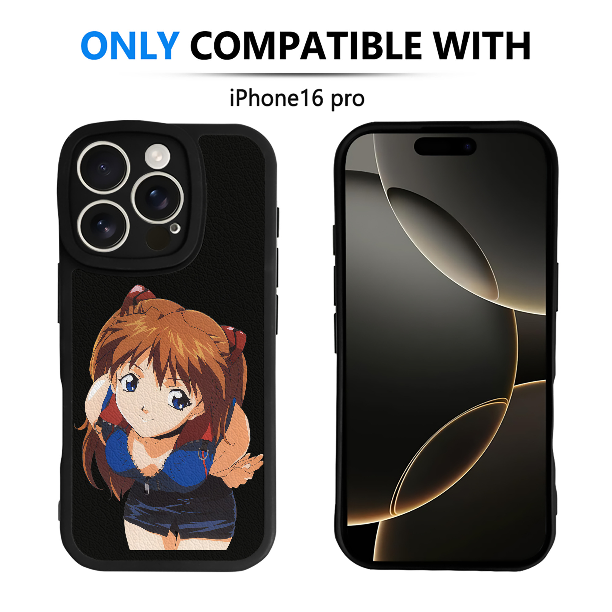 （画像用） EVA 新世紀エヴァンゲリオン 【iPhone 16シリーズ対応】シリコンスマホケース（レザー調） 材質：シリコン